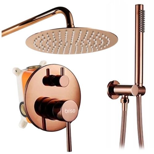 Image of Bateria wannowo prysznicowa - Rose gold