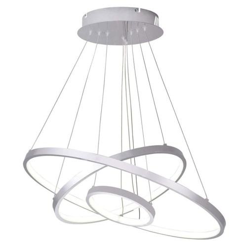 Image of Lampa sufitowa LED 3 ringi biała
