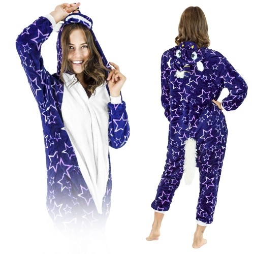 Image of Jednorożec gwiazdy kigurumi onesie piżama kostium przebranie
