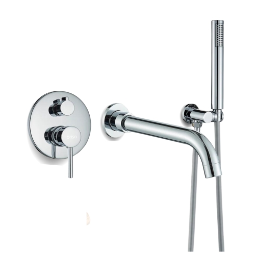 Image of Bateria wannowa podtynkowa- Chrom