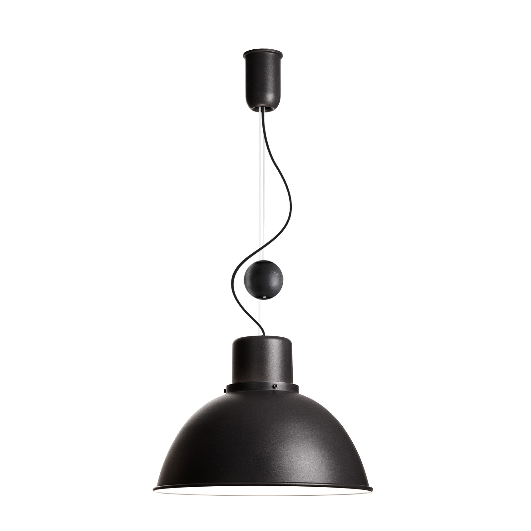 REFLEX MAXI z regulacją TAR 8 kolorów lampa wisząca - Czarny struktura