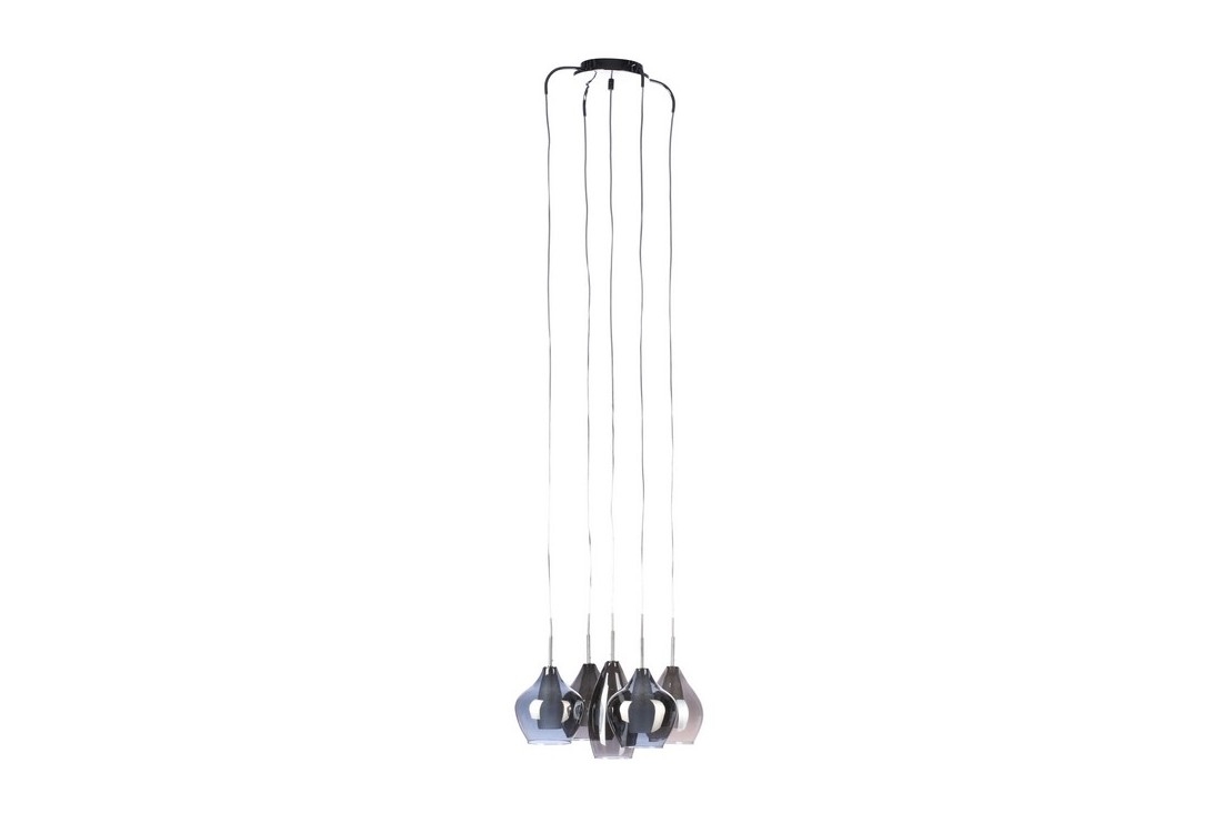 AMBER MILANO 5 AZzardo lampa wisząca - Chrom