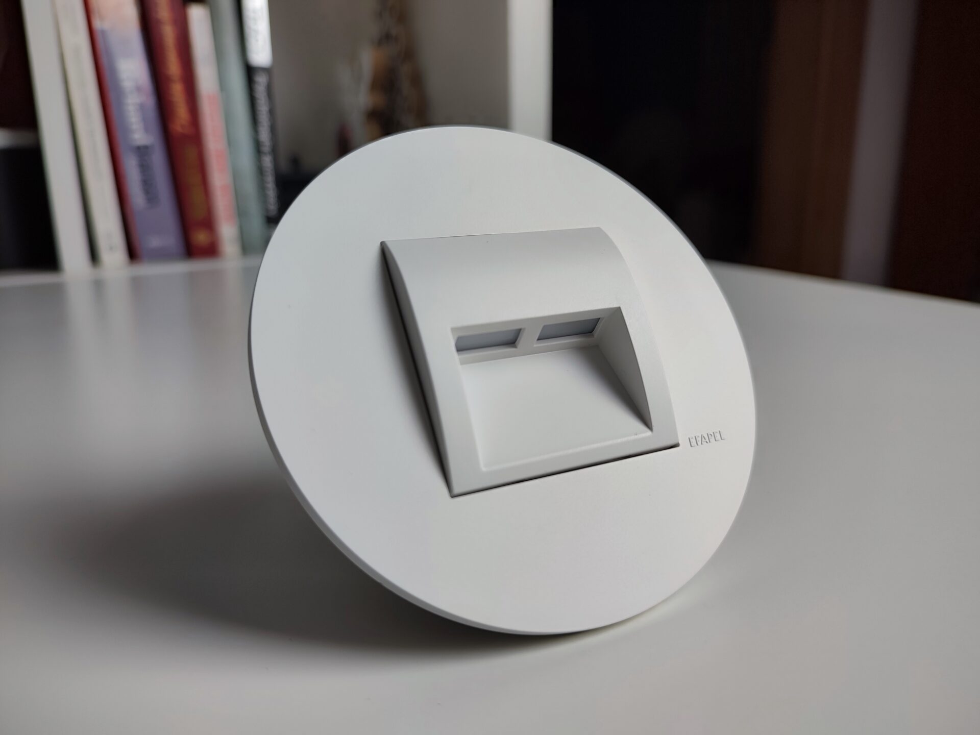 SIZA Efapel lampka orientacyjna 4000K z ramką - Biały połysk