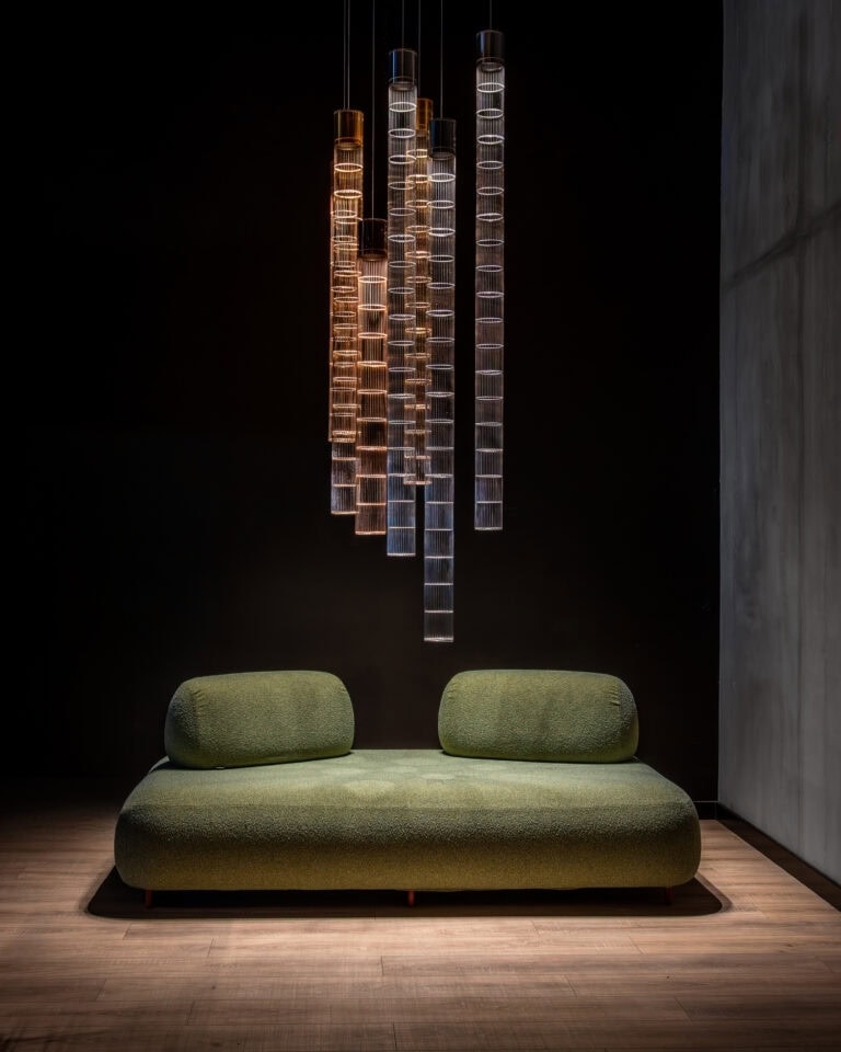 STELAR LoftLight lampa wisząca - 107cm - Nordyckie złoto