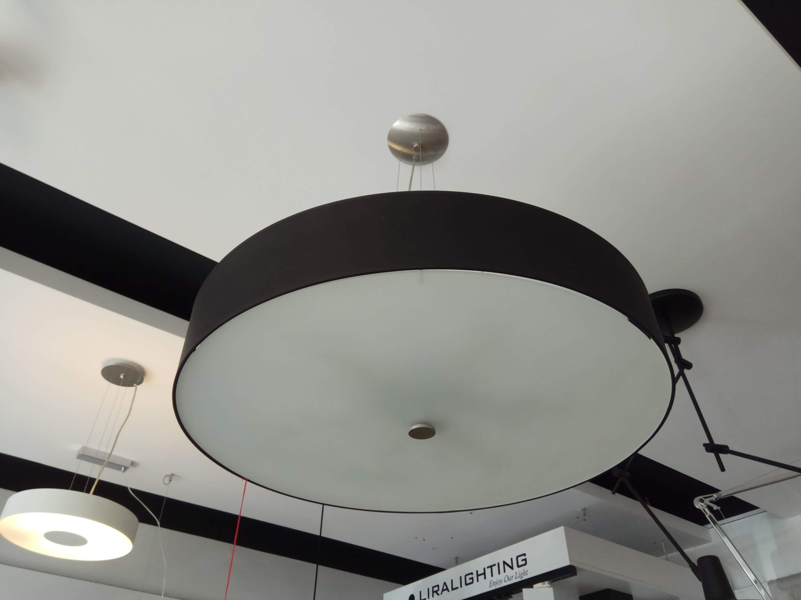 TONGA 60,70,80 cm Ramko duża lampa wisząca - 60cm - Czarny