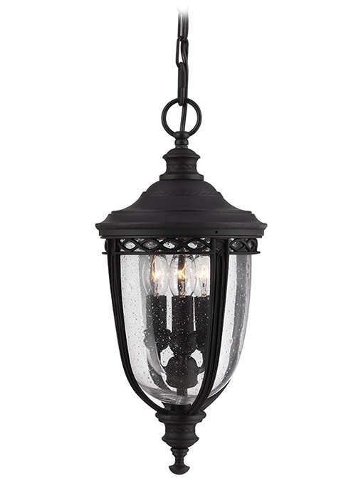 ENGLISH BRIDLE Elstead lampa wisząca - Duży - Czarny