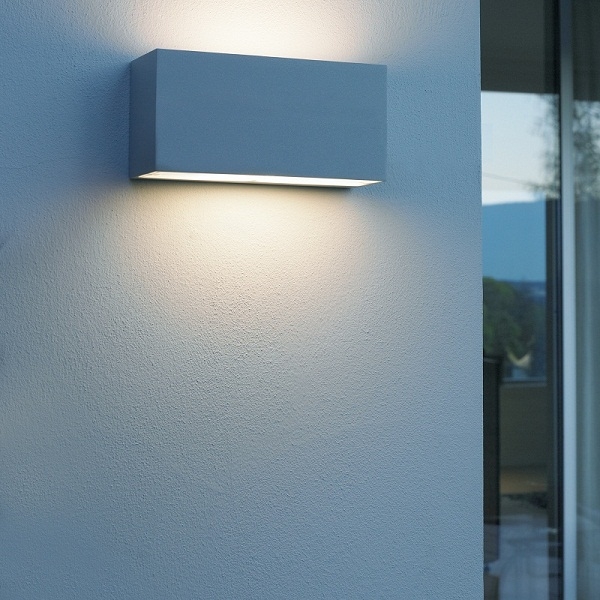 ASKER up&down Norlys kinkiet - Aluminium - 8W moduł LED 4000K