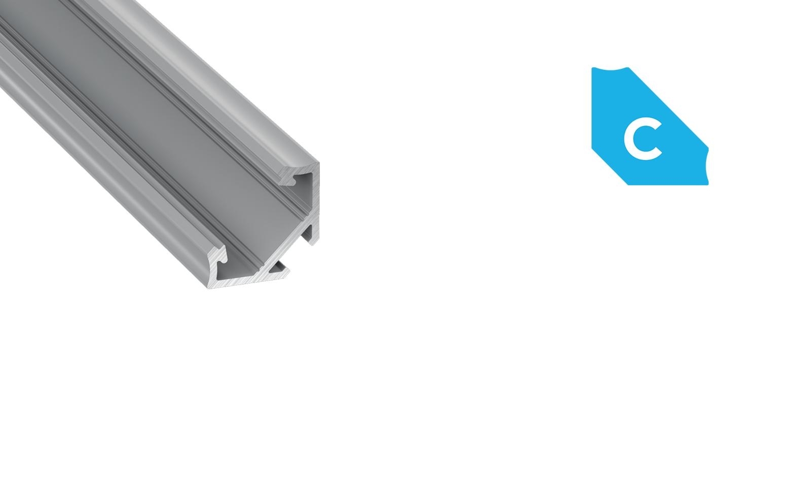 PROFIL meblowy C 3m Lumines narożny