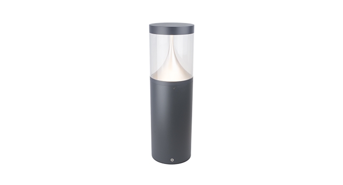 EGERSUND Norlys lampa stojąca - Aluminium - Ciepłobiała 3000K - wys.63cm