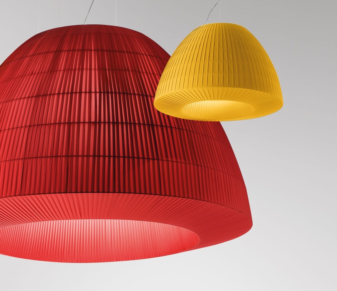 BELL Axo Light lampa wisząca 10 kolorów, 5 rozmiarów - 45cm , Jasnoszary , Czarny