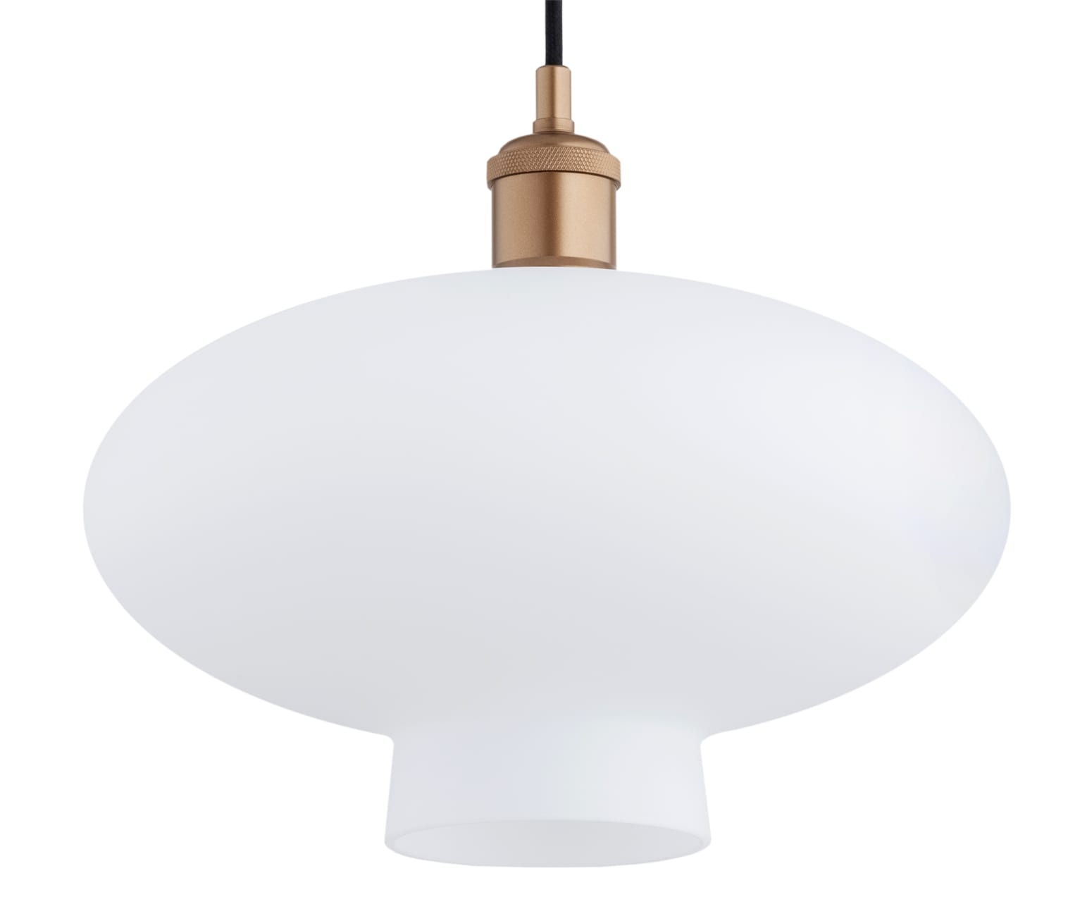 TRESCO Argon- 4 kolory klosza lampa wisząca - Biały mleczny