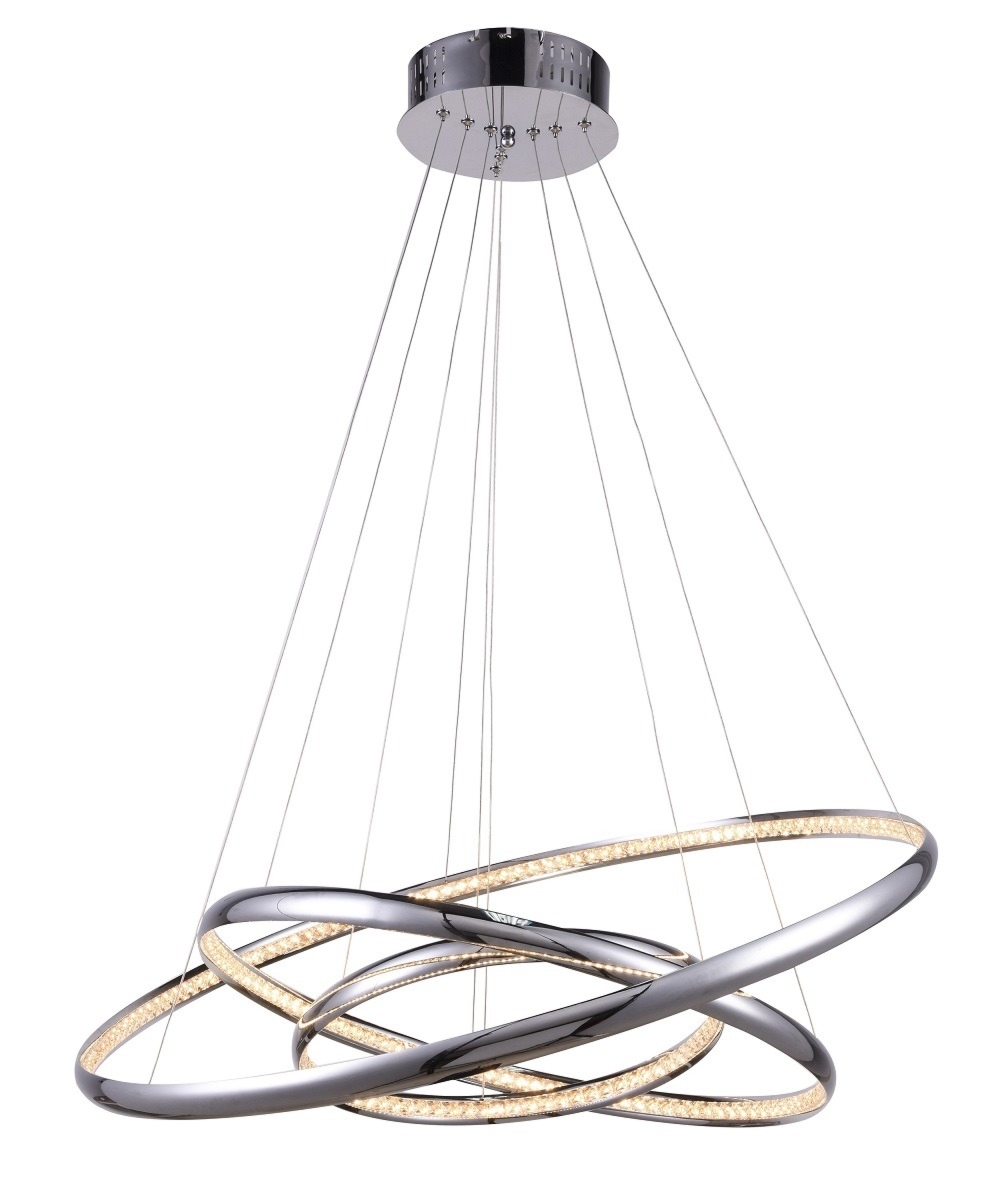 BRIGHTON 3 AZzardo lampa wisząca - Chrom