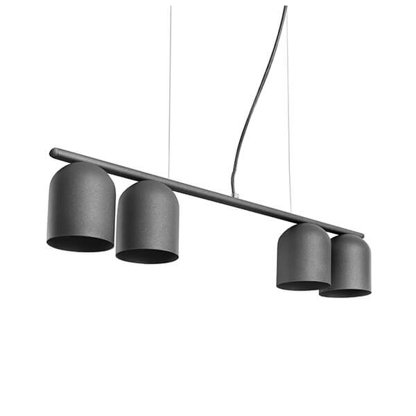 MONO SMALL 4 HPlampy lampa wisząca - Czarny