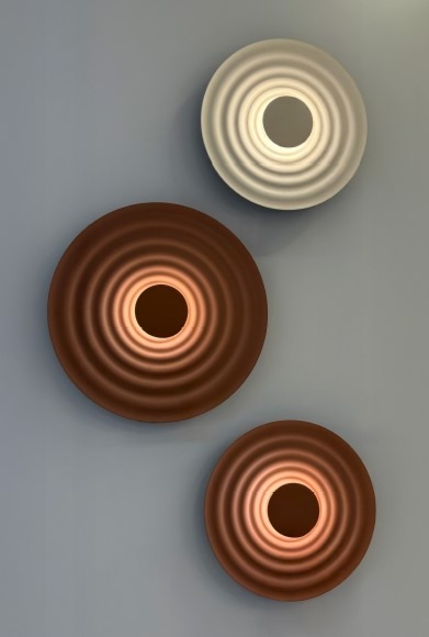 RIPPLE AZzardo 2 rozmiary, 2 kolory kinkiet - 40cm - Beżowy