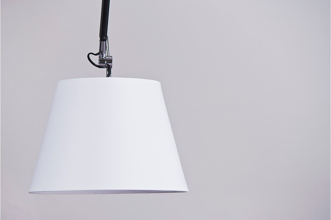 ZYTA chrom AZzardo lampa wisząca - Biały - 26cm - S