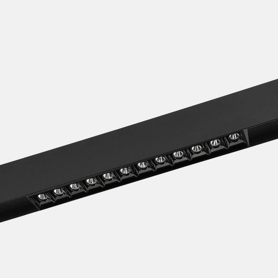 BENTO 12 Leds C4 reflektor do szyn magnetycznych - Czarny - CASAMBI - Ciepła 2700K