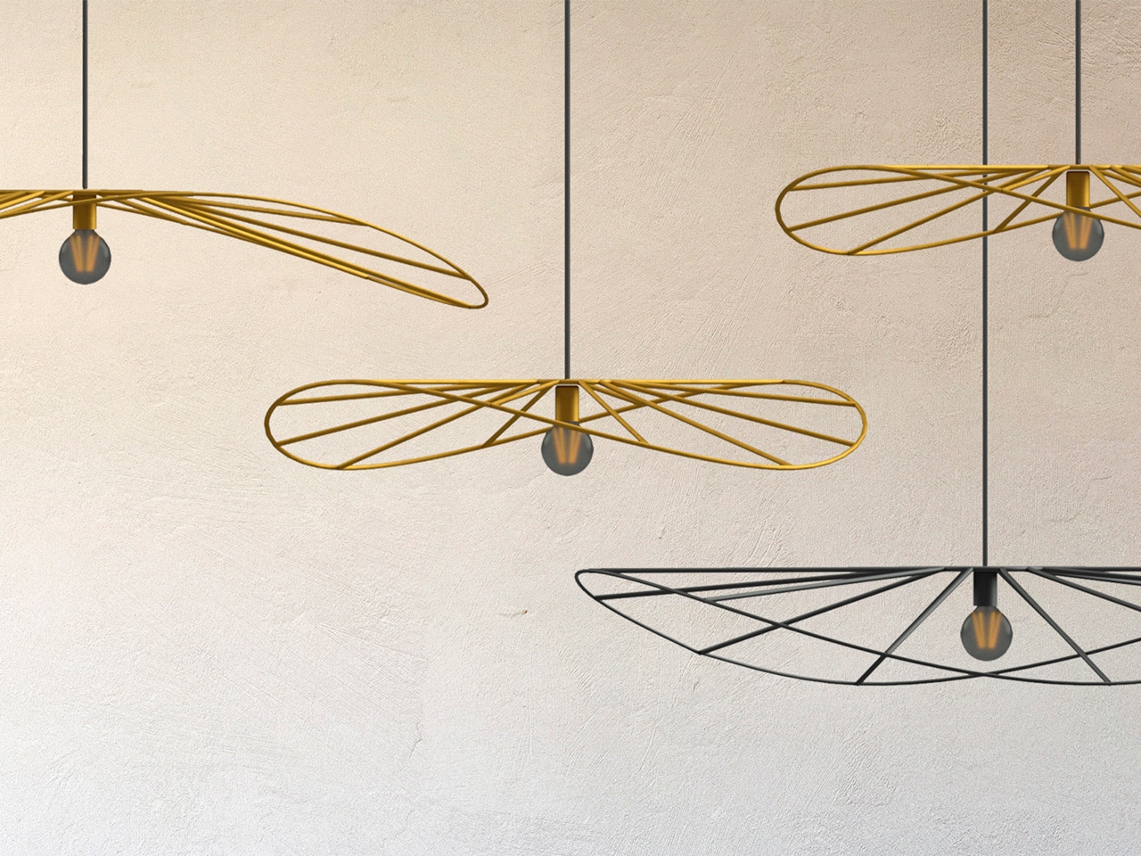 ESKOLA Thoro lampa wisząca - 140cm