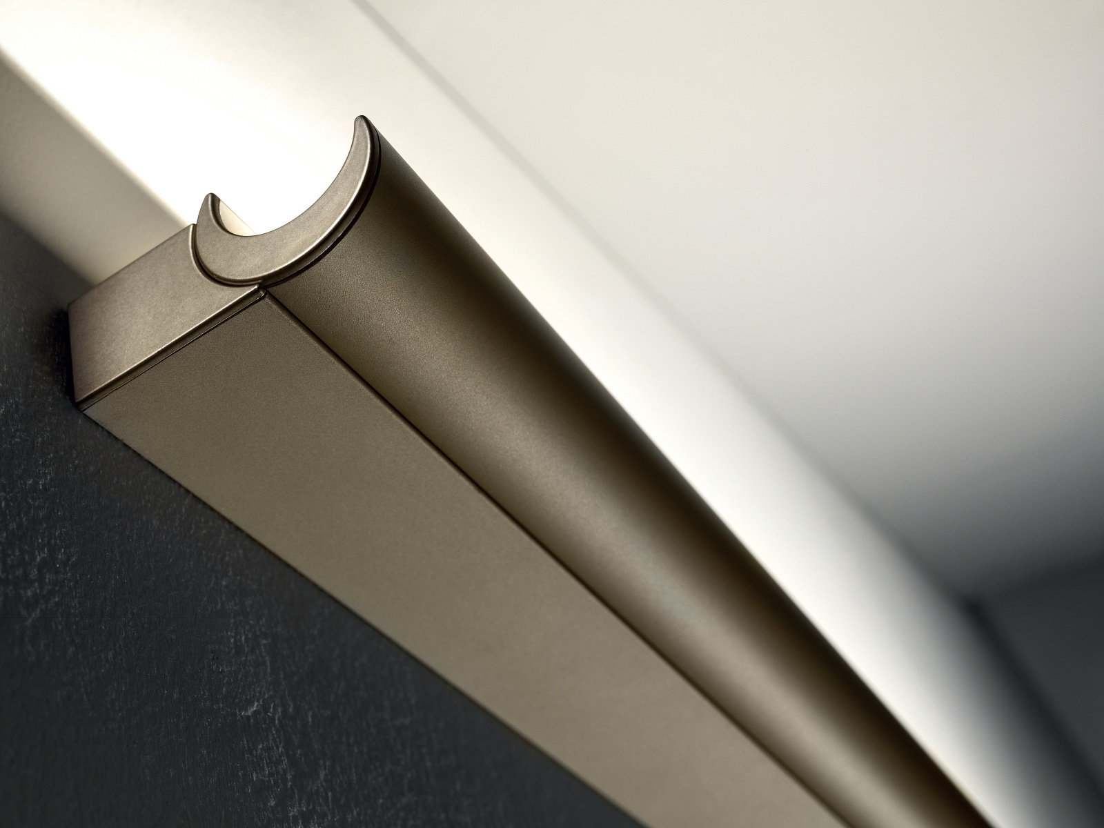 HALFPIPE 2 M Linea Light Decorative kinkiet - Czarny