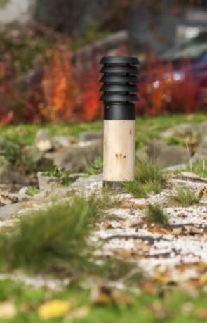 ALTA WOOD Norlys lampa stojąca dwie wysokości - Malowane - Czarne - 85cm