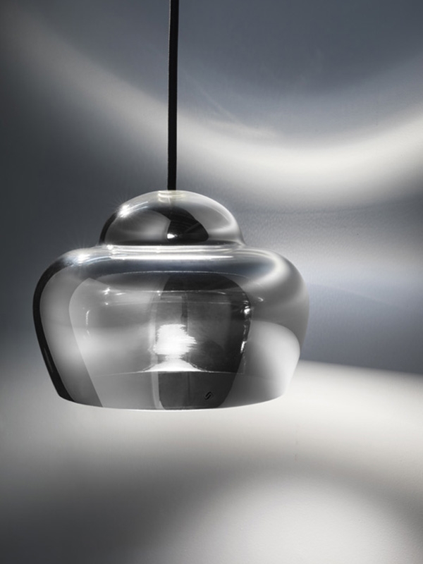 CRISTALLINA Vistosi lampa wisząca - Czarny - Czarny mat - 3000K
