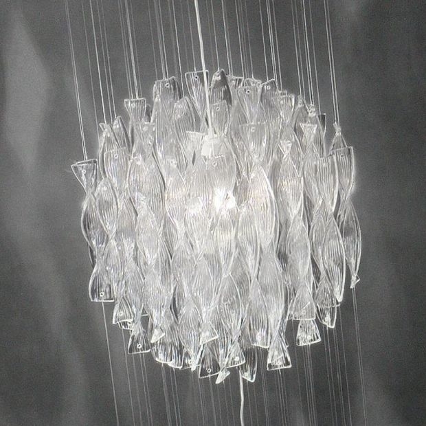 AURA Axo Light lampa wisząca unikatowy design - Podwójna śr. 47cm - Biały