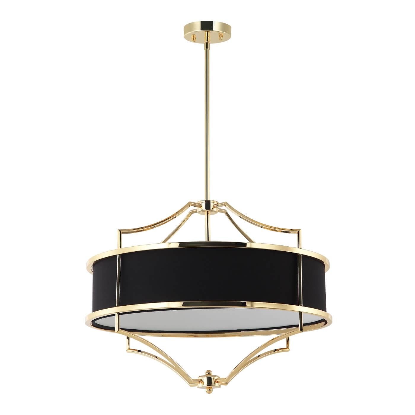 STESSO Orlicki lampa wisząca - Złoto/Czarny - S