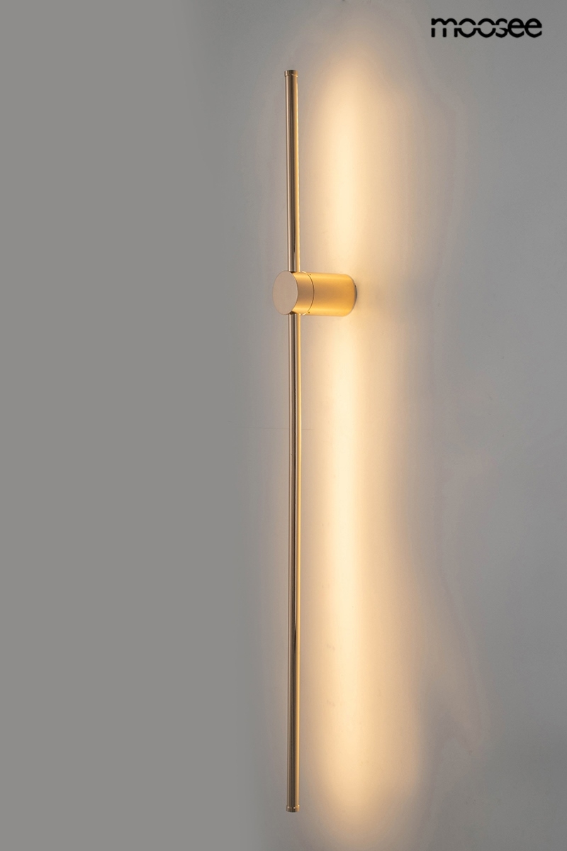 OMBRE 100/120 Moosee kinkiet- 2 rozmiary, 3 kolory - OMBRE 100 - Czarny