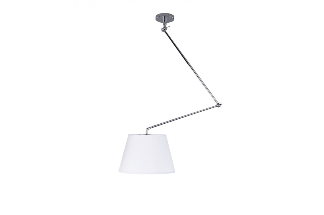 ADAM S  AZzardo lampa wisząca - Biały - 36cm