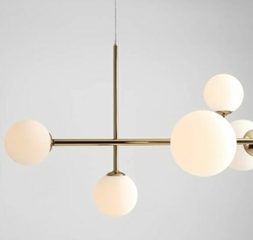 DIONE 6 Artera lampa wisząca w 9 kolorach - Złoty