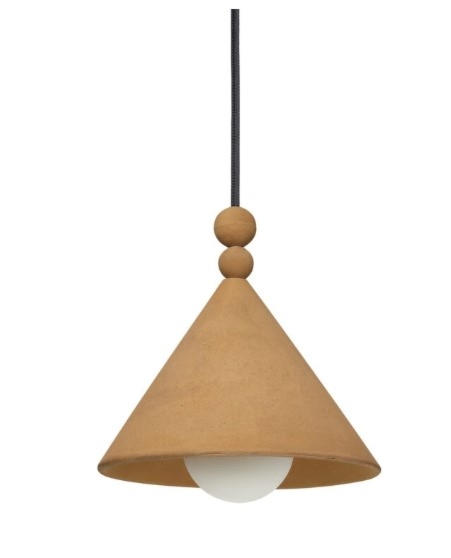 KONKO CONCRETE LoftLight lampa wisząca 14 kolorów - Śr. 23cm, wys.22cm - Chocolate