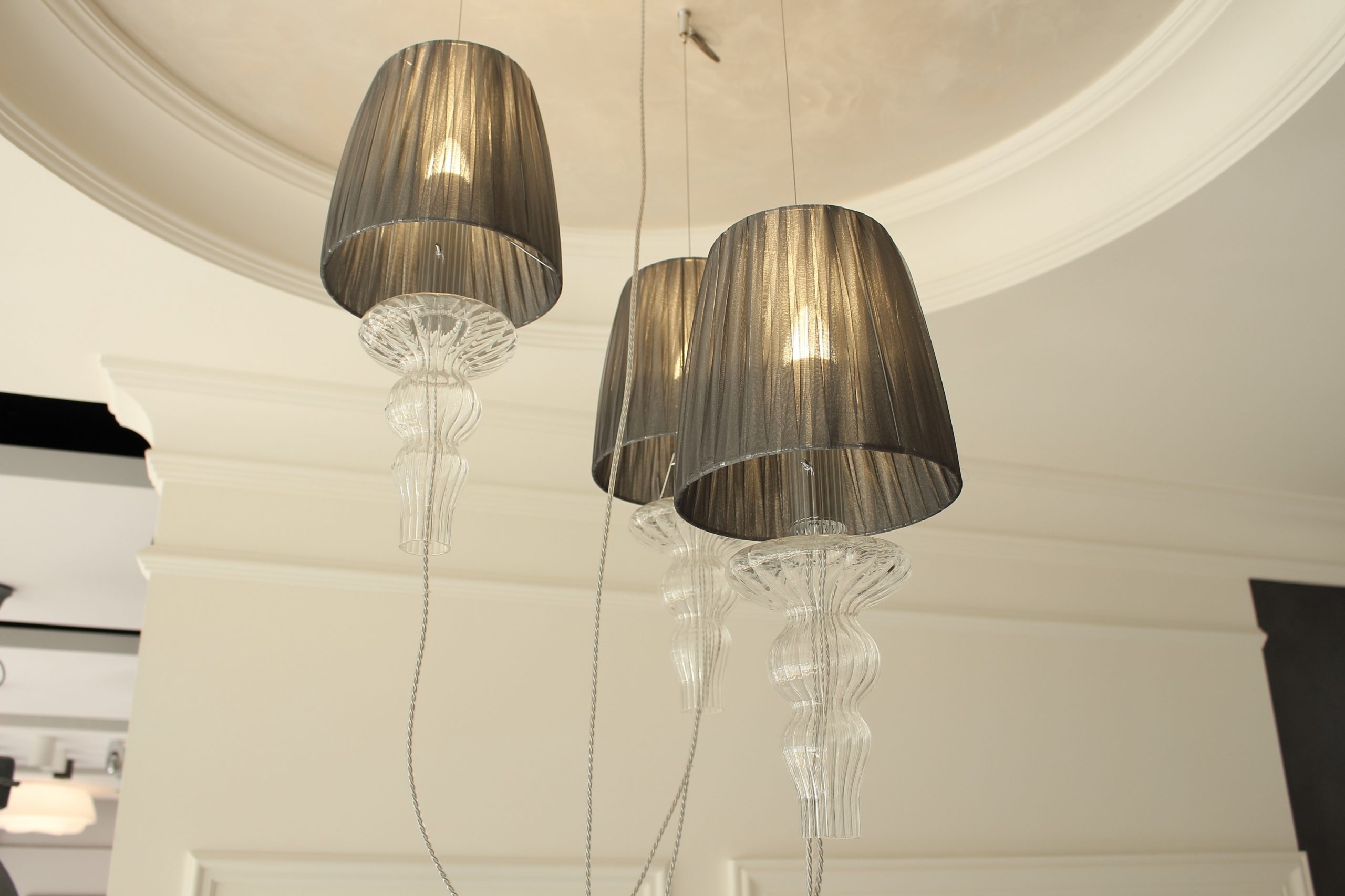 GADORA SO3 szaro-srebrna Evi Style lampa wisząca