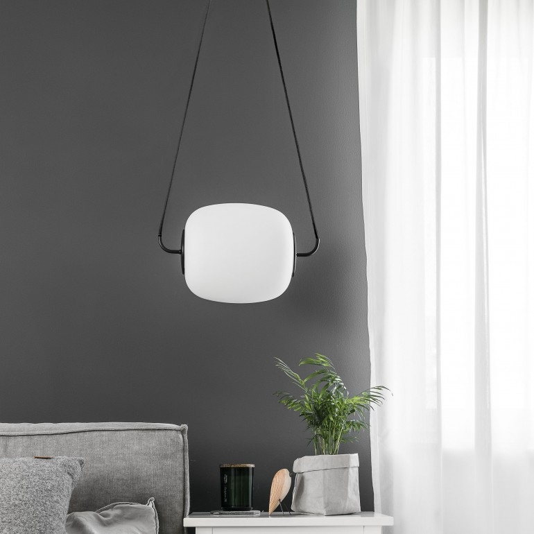 EPLI Ummo pojedyncza lampa wisząca - Czarny