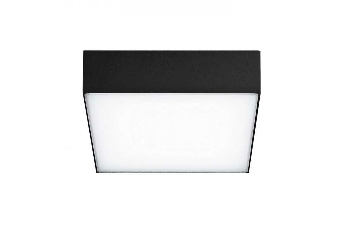 CASPER SQUARE IP54 AZzardo plafon/kinkiet - Czarny - Neutralna 4000K