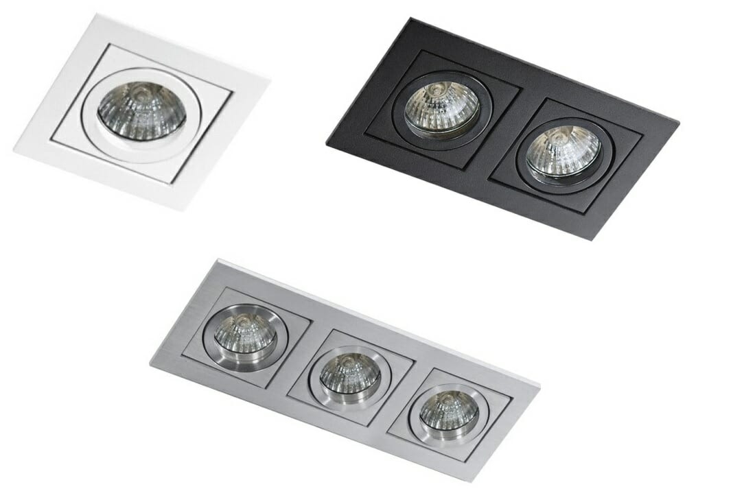 PACO Azzardo lampa do wbudowania w podwieszany sufit - PACO 1 - Aluminium