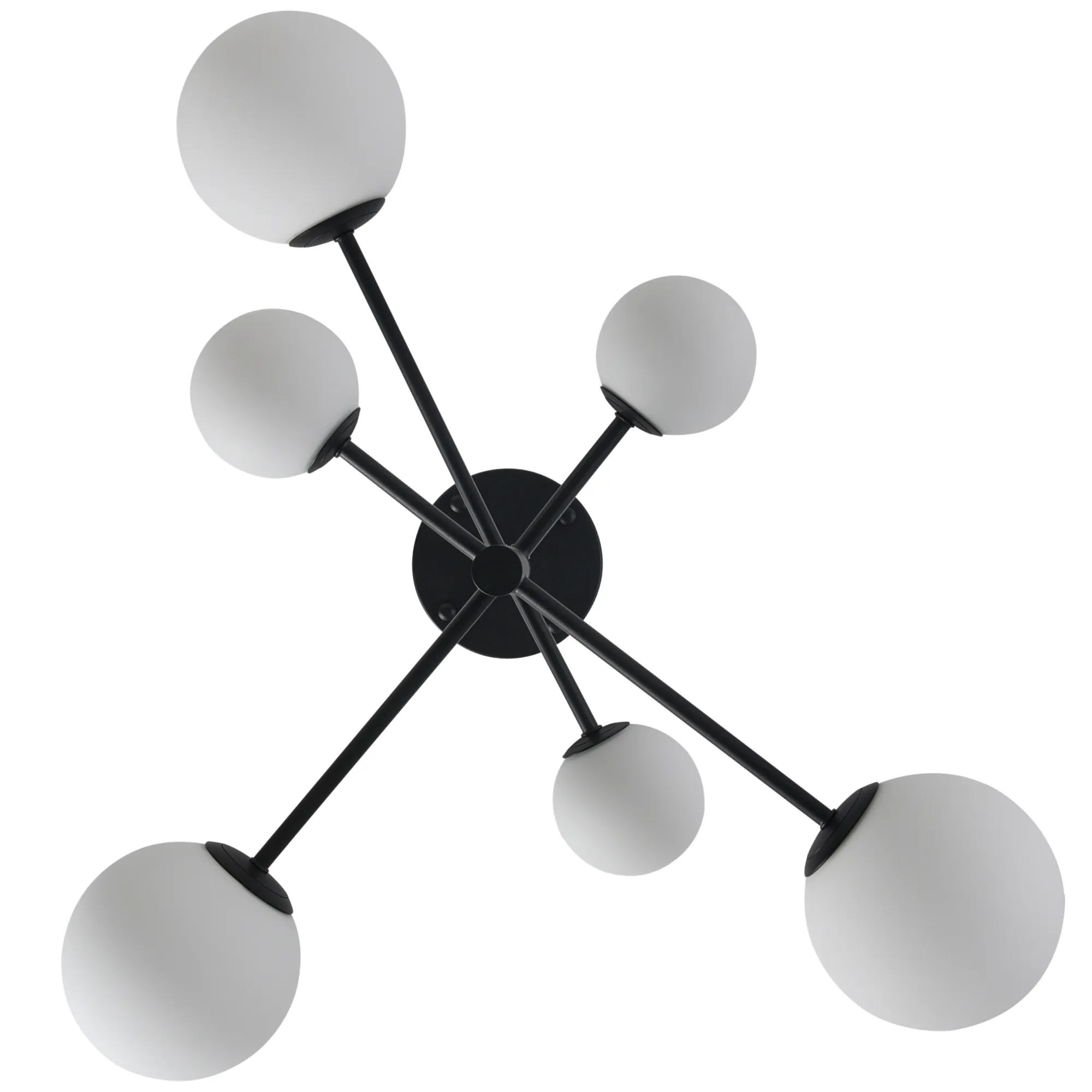 BOLTI 6 x G9 -2 kolory Yaskr lampa sufitowa - Czarny