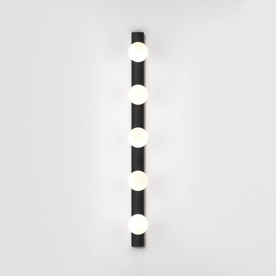 CABARET 5 Astro kinkiet - Czarny mat