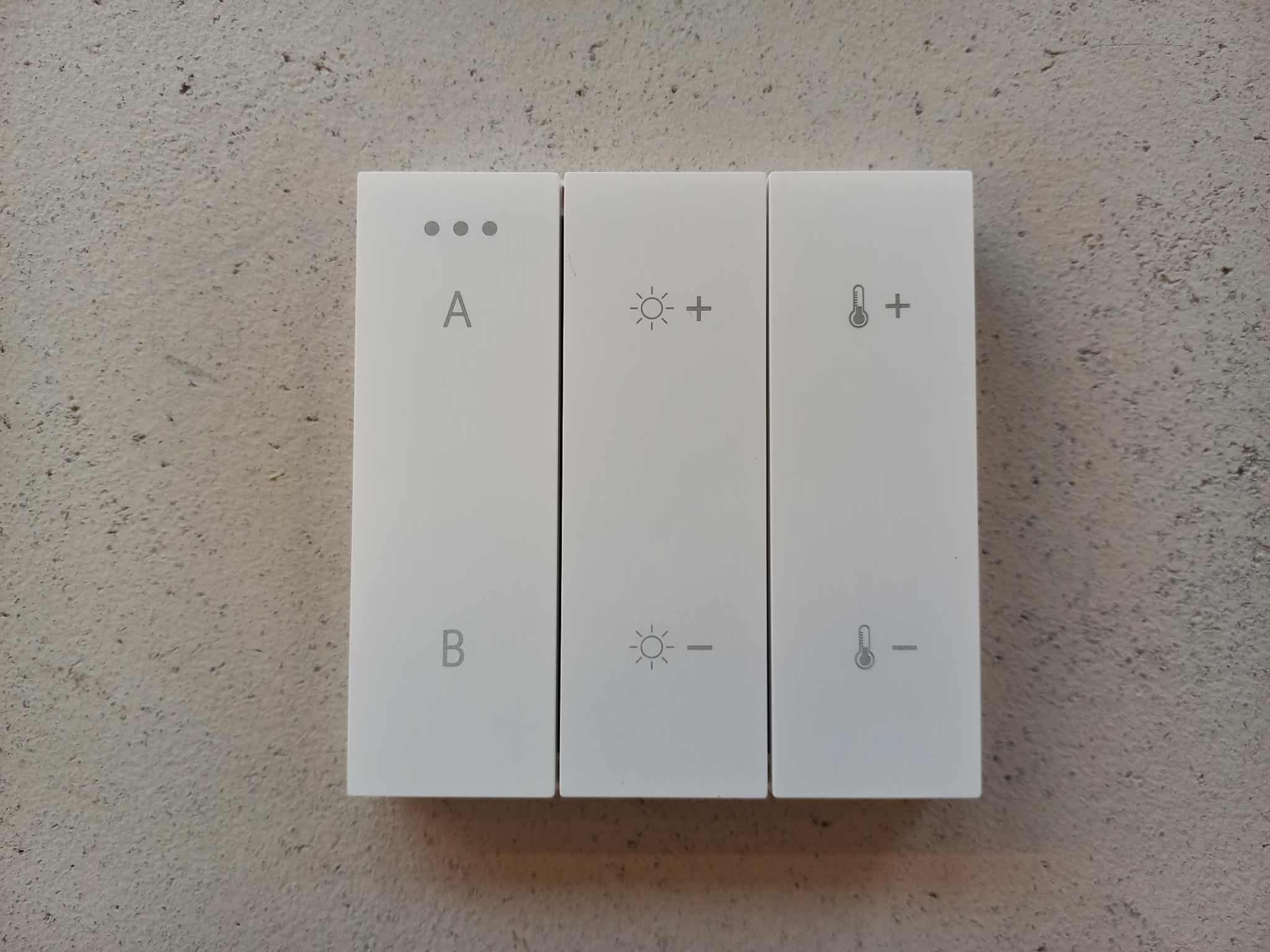 Włącznik SWITCH PANEL REMOTE CONTROL 2-GROUP BLUETOOTH AZzardo – Biały