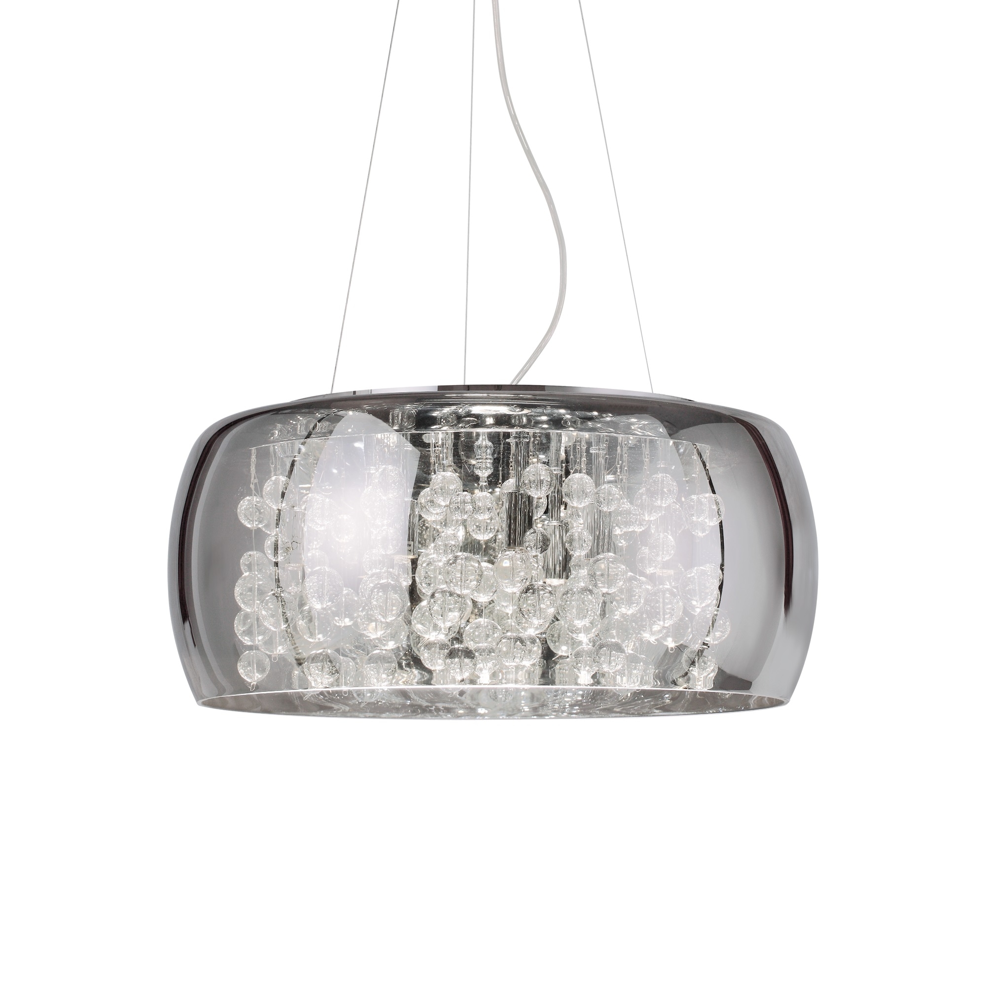AUDI-80 Ideal Lux lampa wisząca - Dymiony szary - 50cm