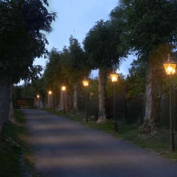 CHELSEA 951 i 953 Norlys lampa słupowa - Pojedyncza