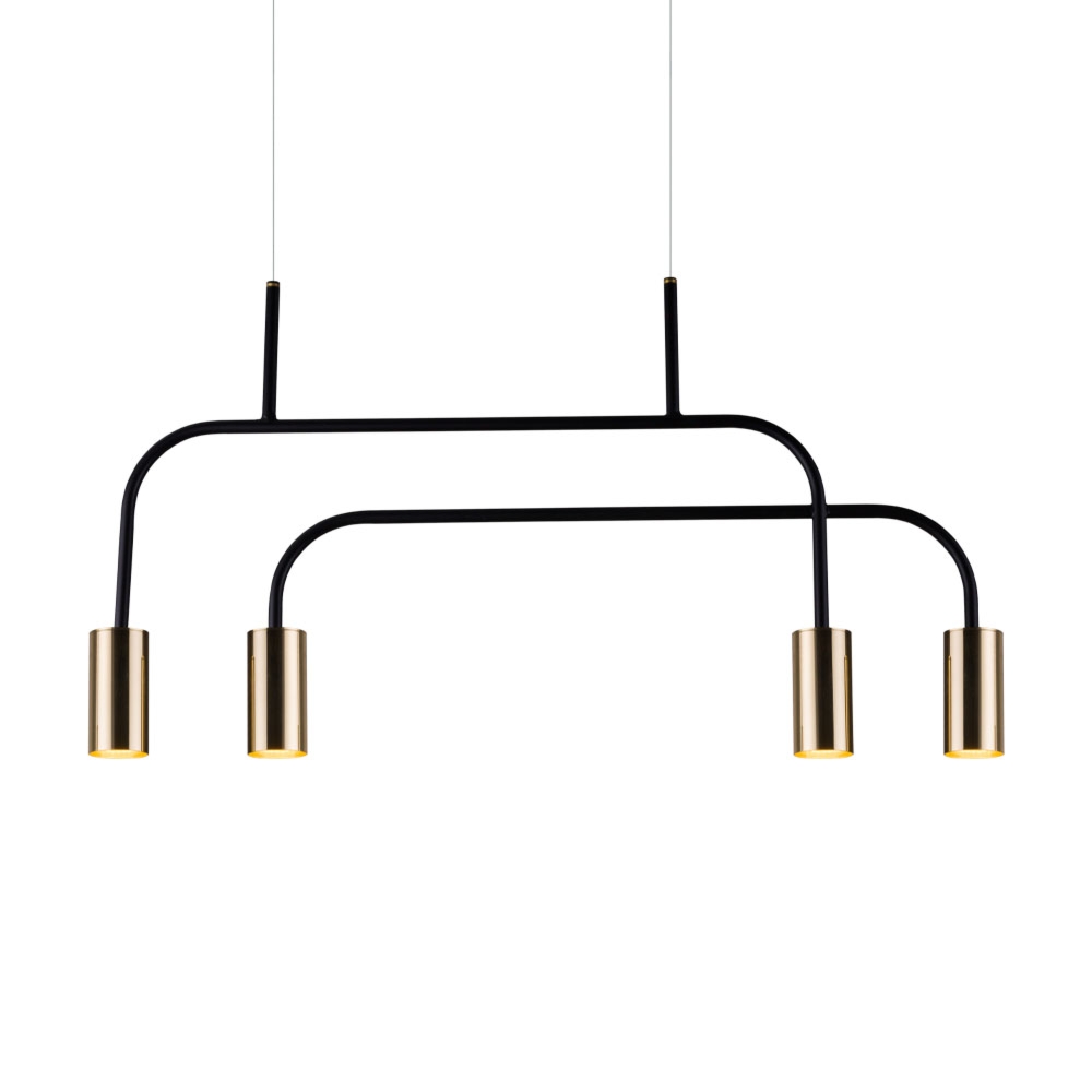 VAI Antigo 2 lub 4 punktowa lampa wisząca - 2- punktowa