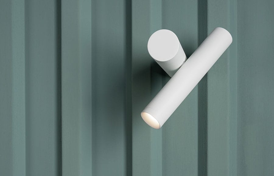 MOI R Chors kinkiet natynkowy - Czarny , Ciepła-2700K , przycisk DIM