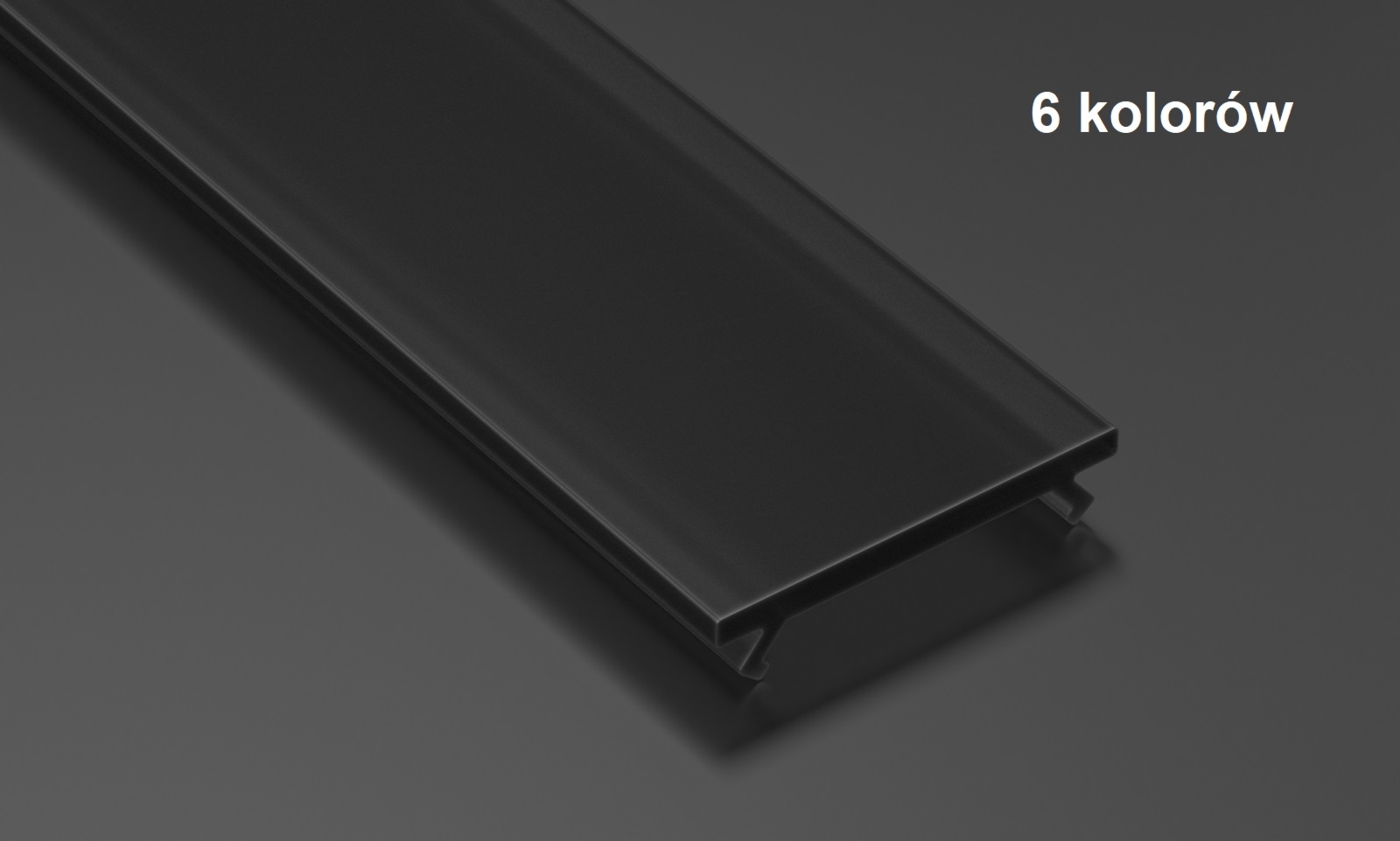 KLOSZ BASIC PMMA 1m Lumines - Czarny