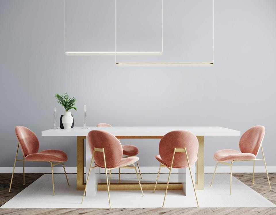 OMBRE LEVEL 80/100 Moosee lampa wisząca- 2 rozmiary, 3 kolory - OMBRE 100 , Biały