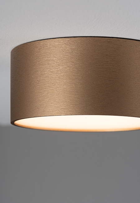 LUNO 13,6cm DALI Chors lampa natynkowa - Grafitowy - Neutralna 4000K - 10cm