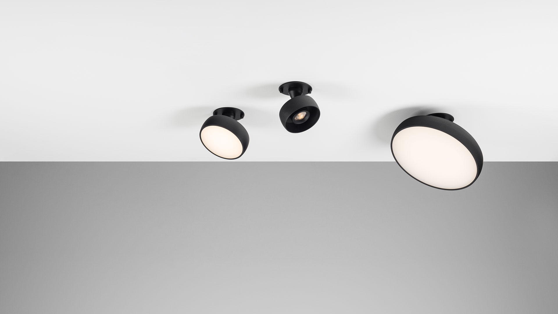 MYCO IN Chors reflektor - MYCO 160 wys.11,4cm, śr. 15,6cm - Szary - Ciepła- 2700K