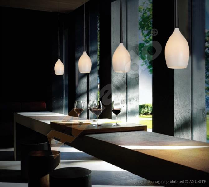 IZZA 1 AZzardo lampa wisząca - Biały błyszczący