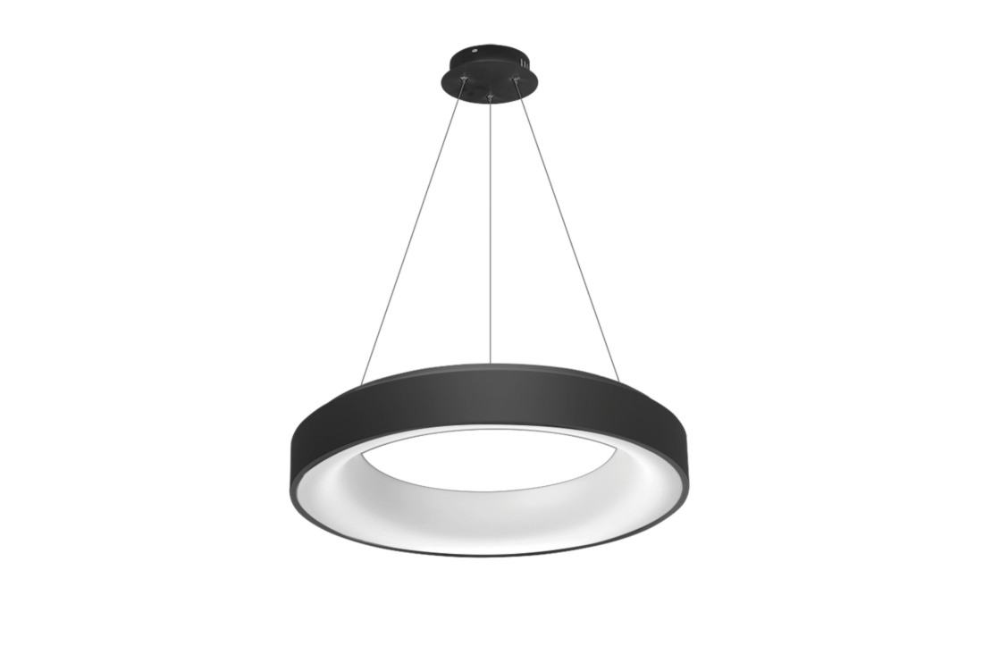 SOVANA TOP CCT z pilotem AZzardo plafon- 2 rozmiary, 4 kolory - Czarny , 55cm