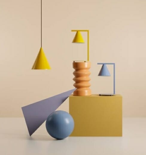 FORM Artera lampa wisząca - Musztarda