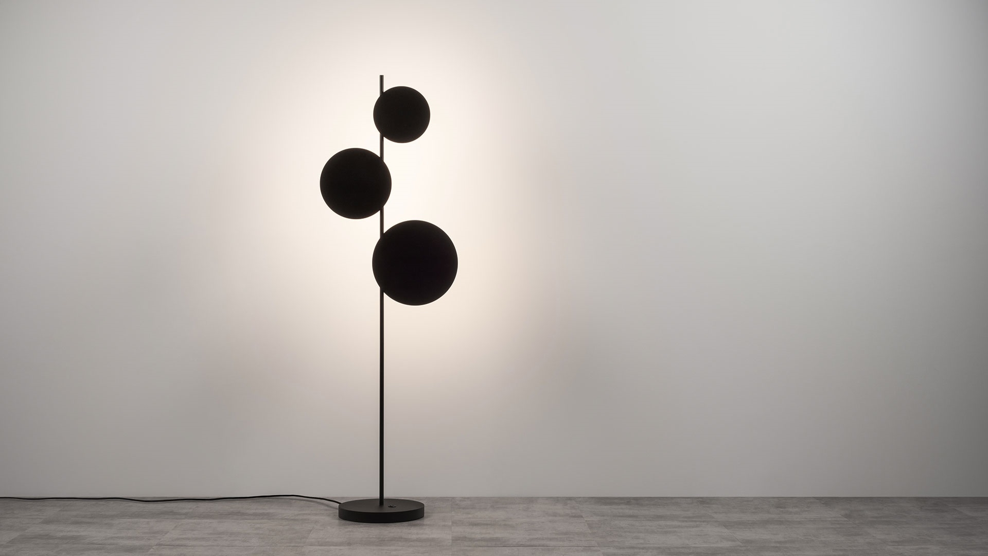 AMBIENTE Chors lampa podłogowa - B - Śnieżnobiały - Ciepła 2700K