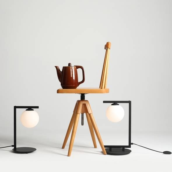 ZAC TABLE Artera lampa stołowa - Czerwone wino
